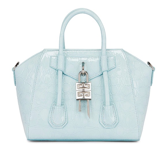 Givenchy Handbags - NWOT - Givenchy Antigina small Croc-Embossed 4G Lock bag